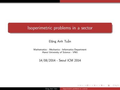 Isoperimetric problems in a sector